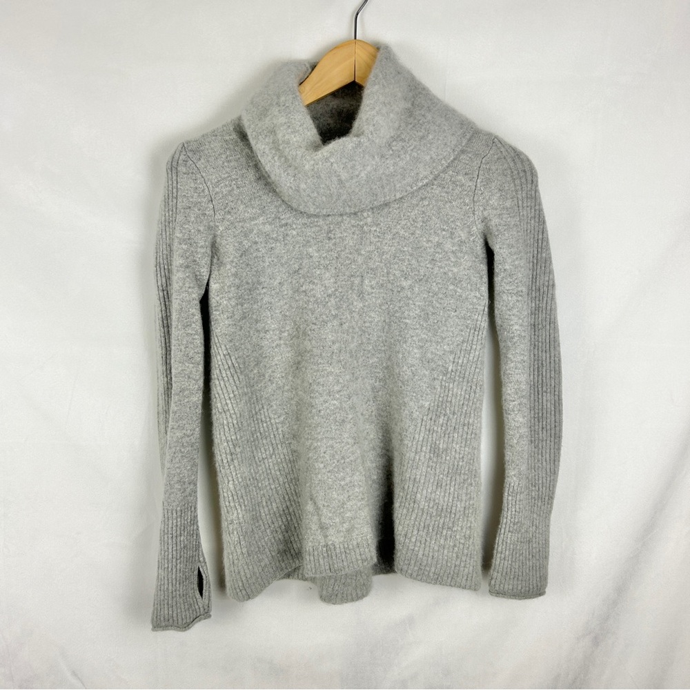 Athleta Gray Cowl Neck Sweater